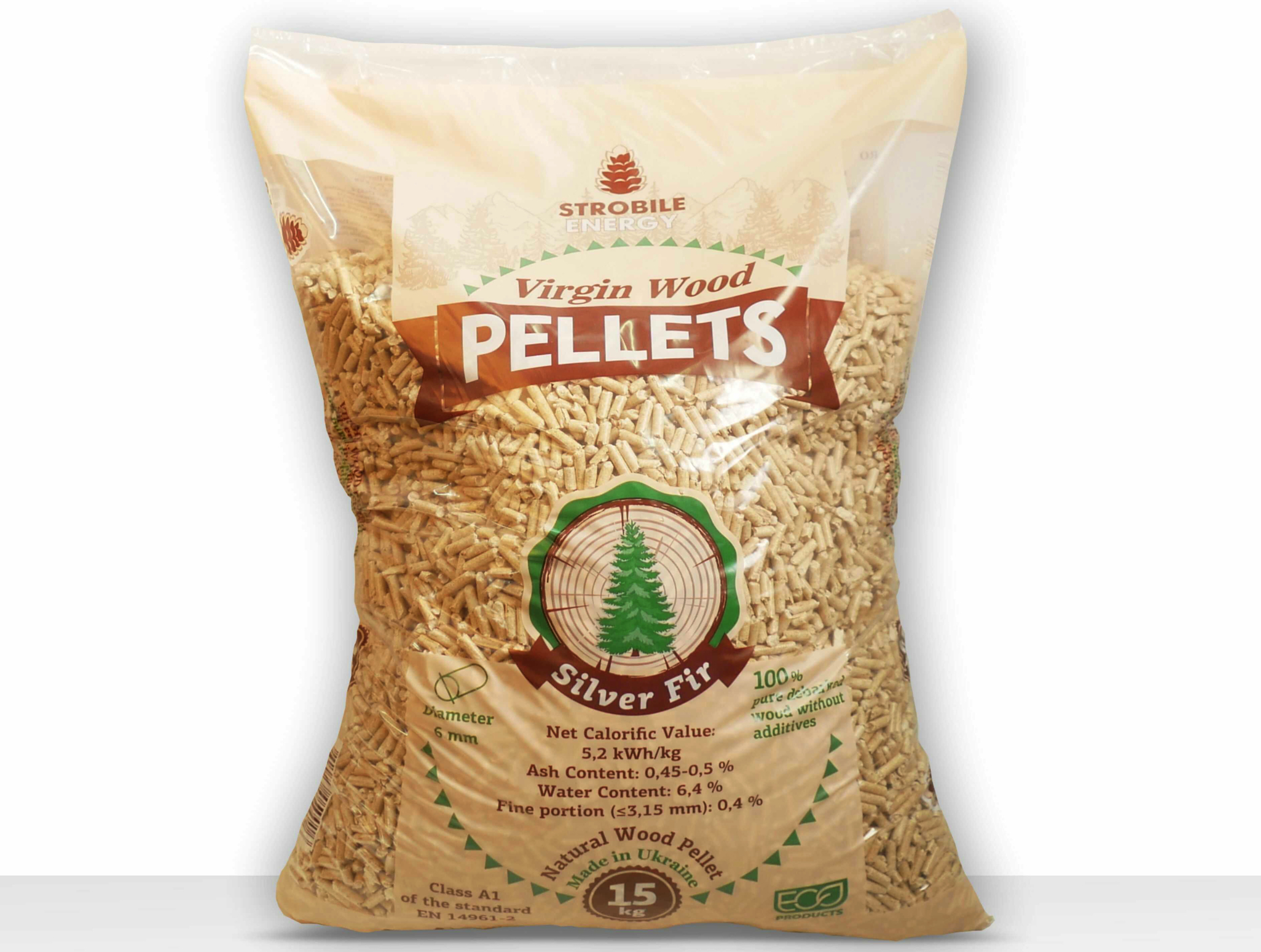 Virgin Wood Pellets Silver Fir Premium Virgin Wood Pellets Silver Fir Premium