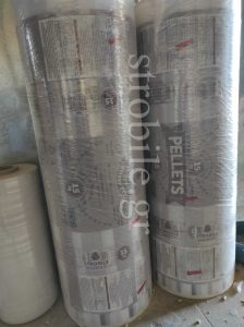 Φωτογραφία 5. Συσκευασία των πέλλετ Strobile σε ρολό